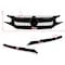 Spec-D Tuning Honda Civic Type R Style Grille 16-Up HG-CV16A-BN - alternate 7